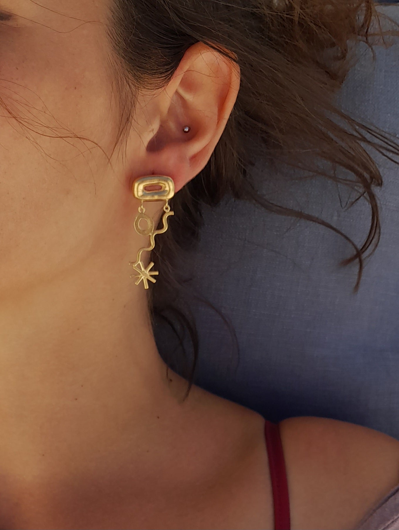 Brincos Águatinta Elementos