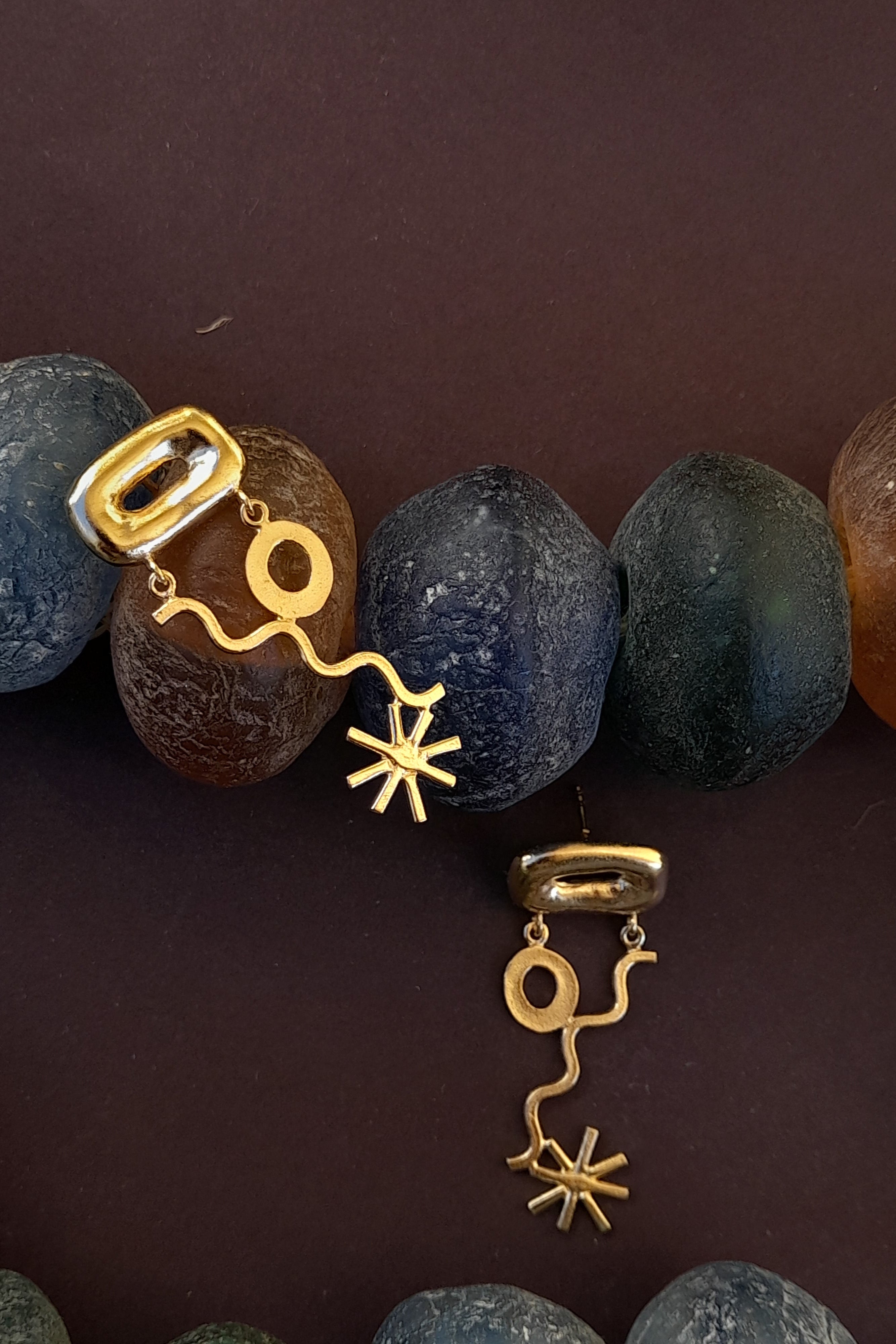 Brincos Águatinta Elementos