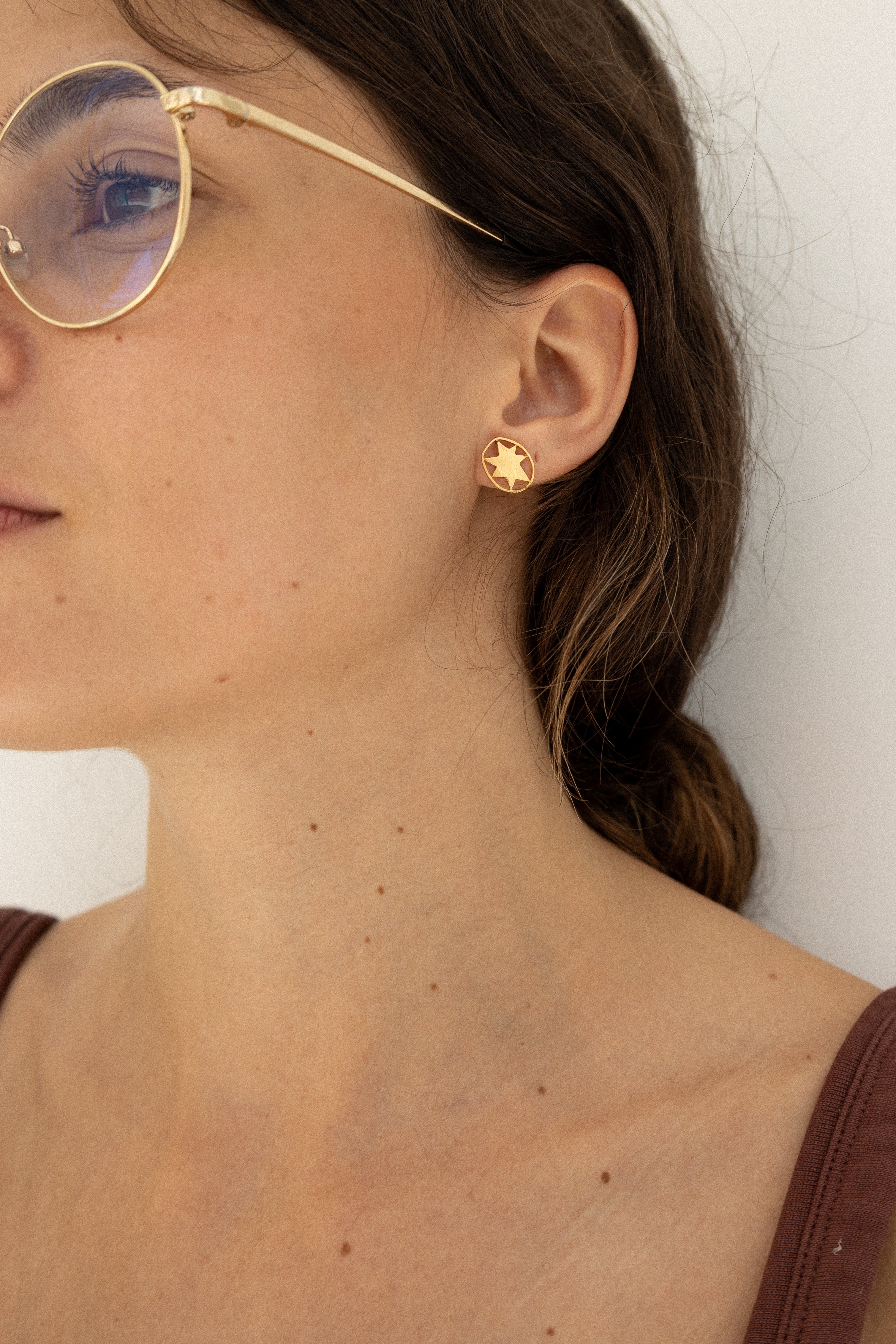 Brincos Solei Pequenos dourados