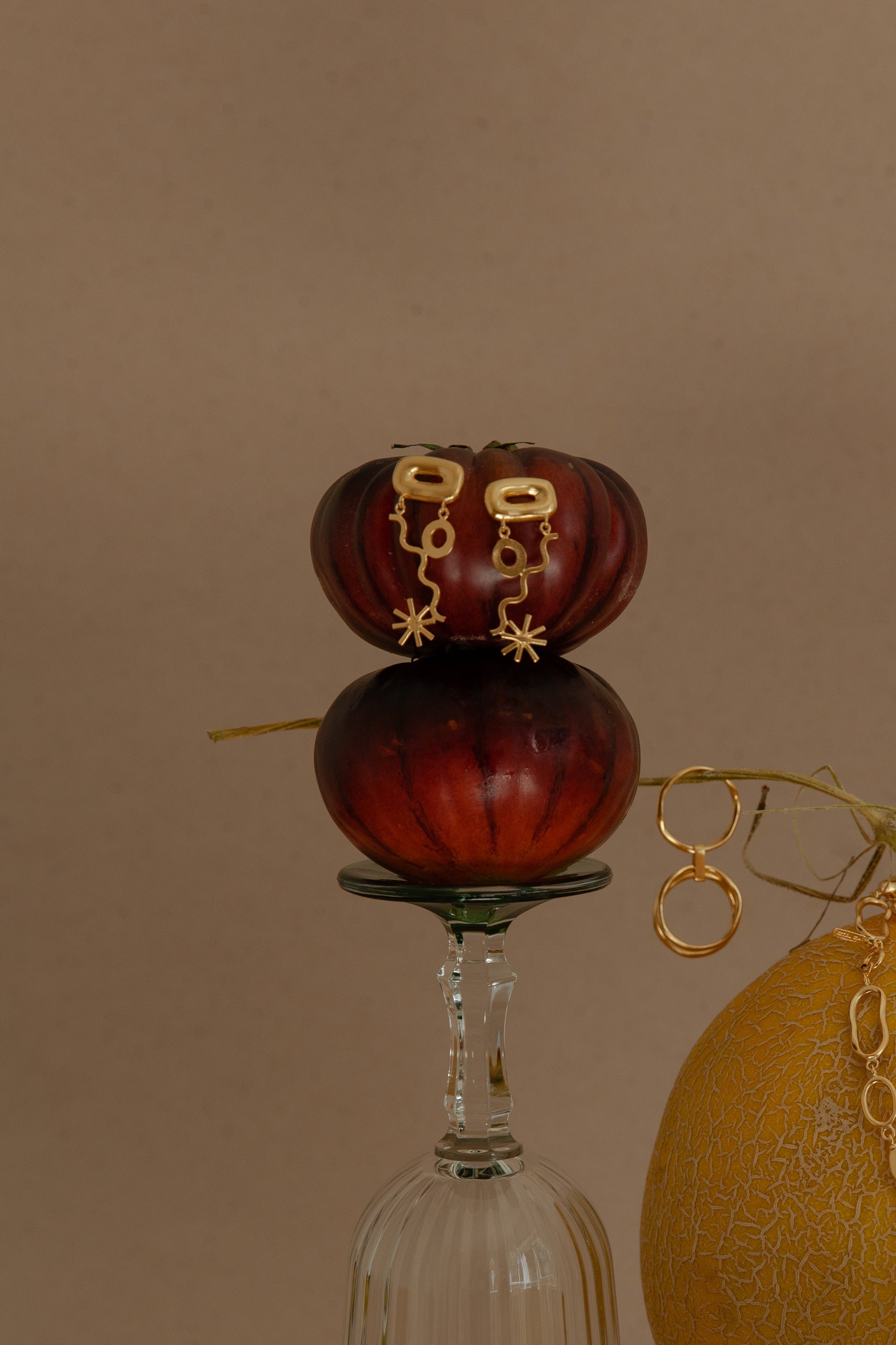 Brincos Águatinta Elementos