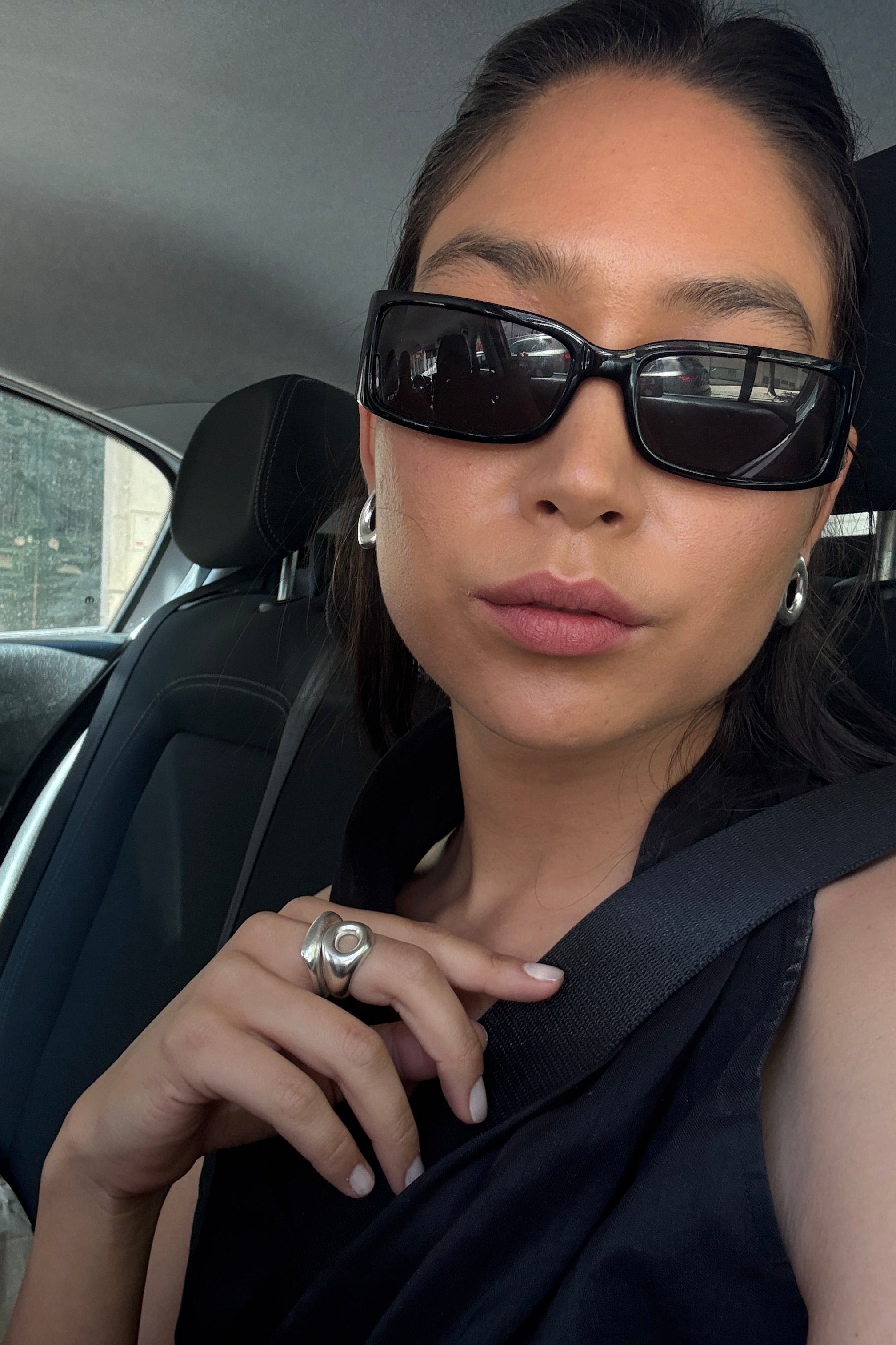 Anel Gestus Curvo Prata