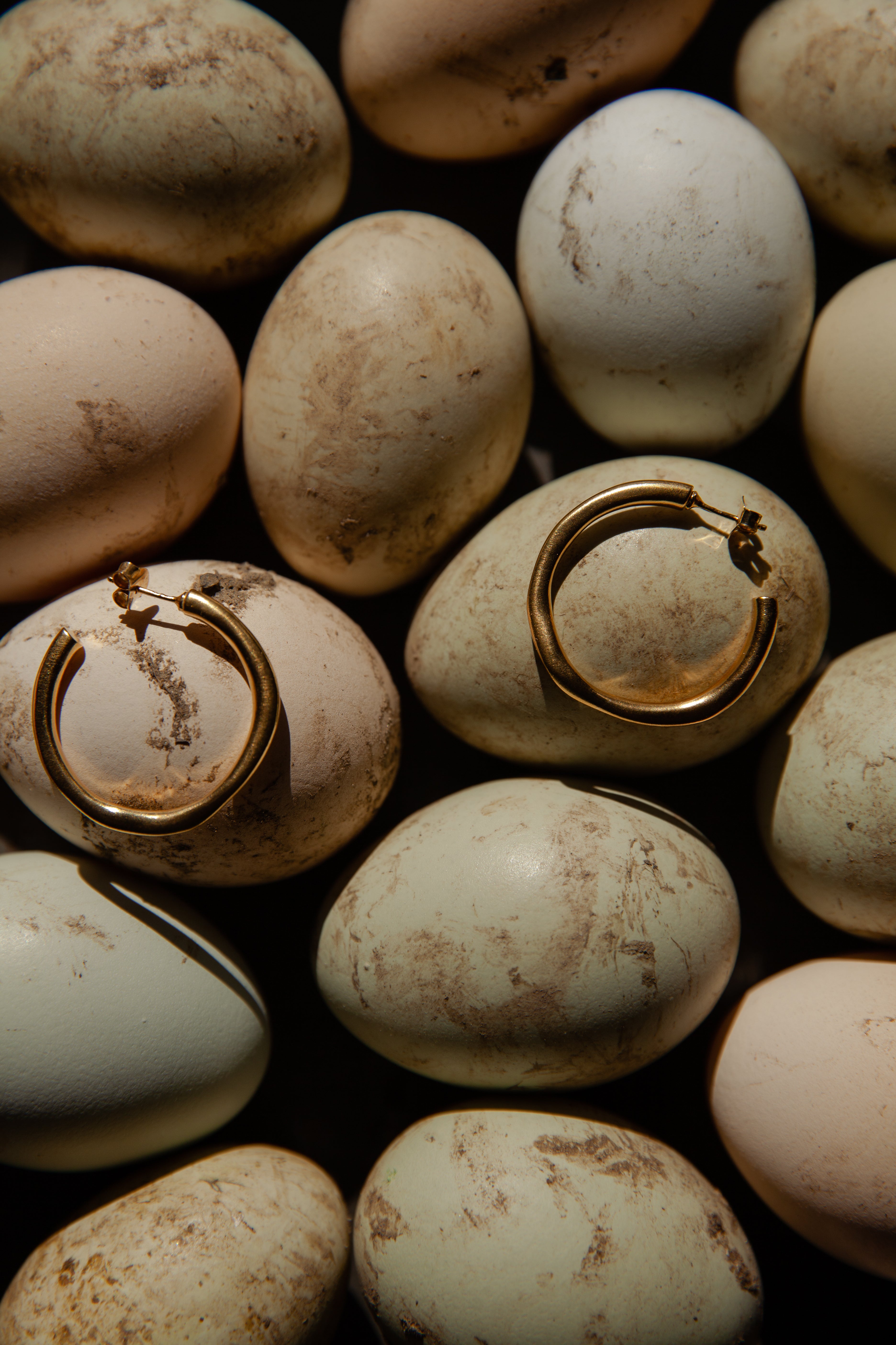 Argolas Aretas Irregulares Grossas