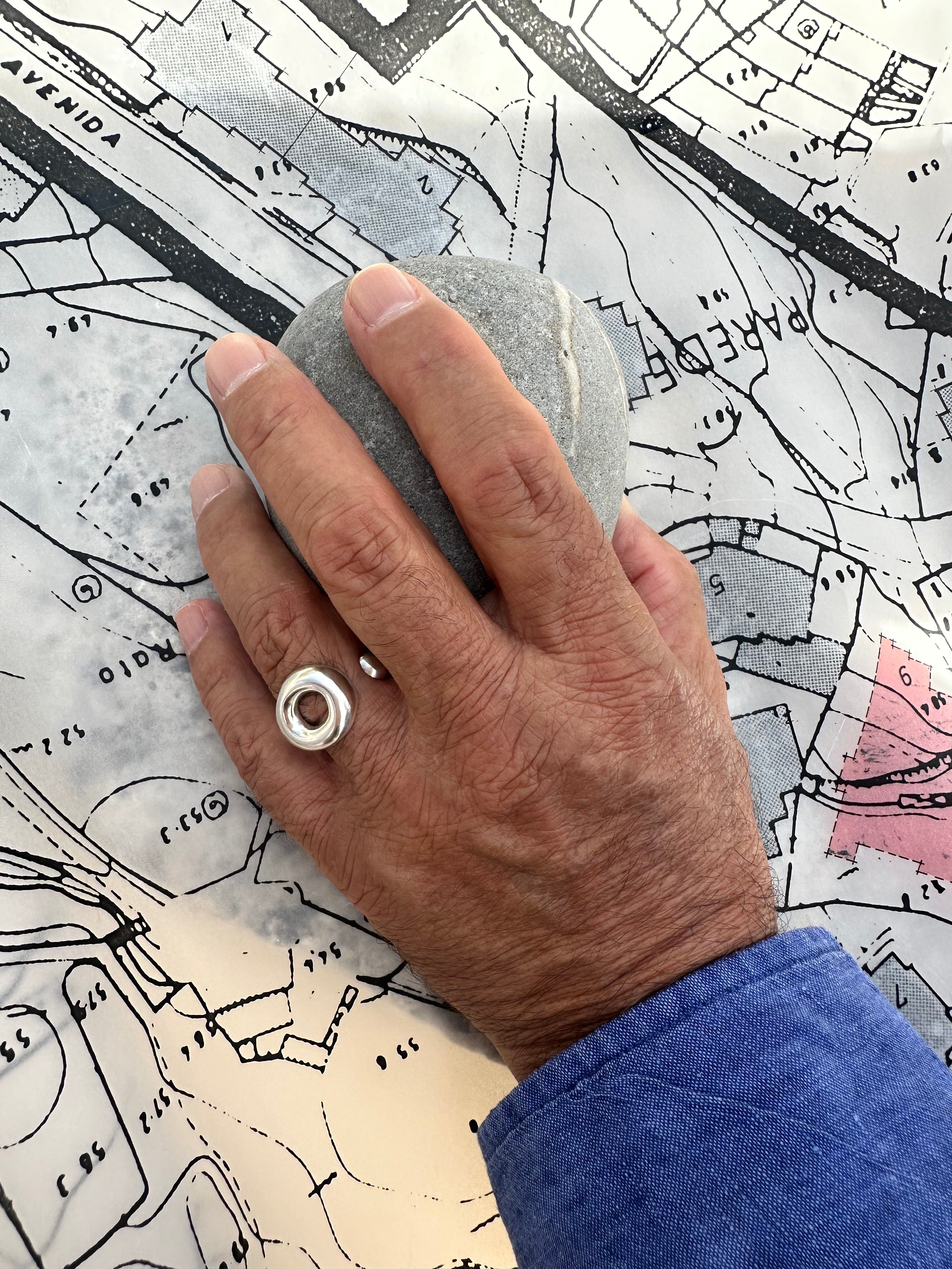 Gestus Eye silver Ring