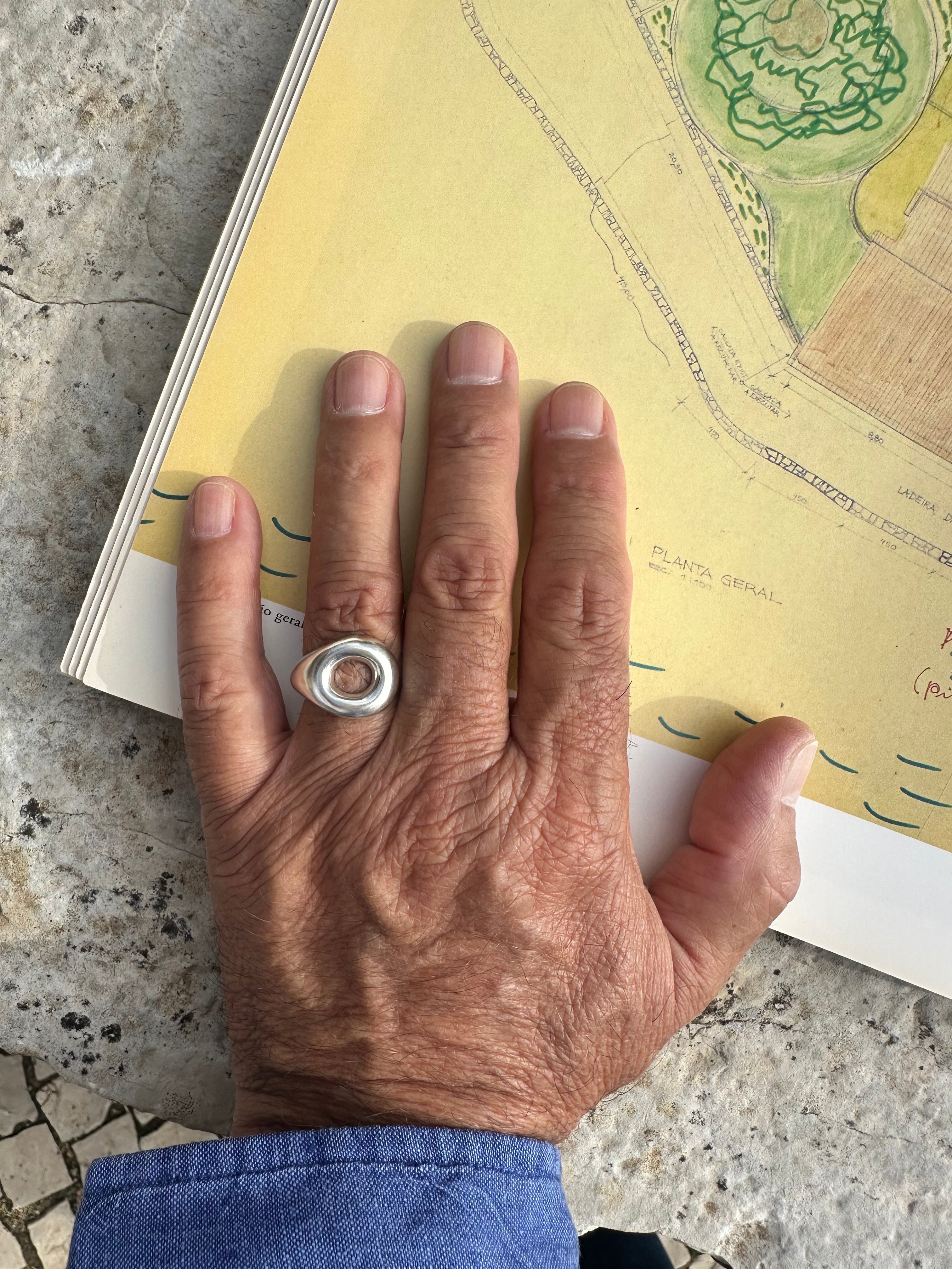Gestus Eye silver Ring