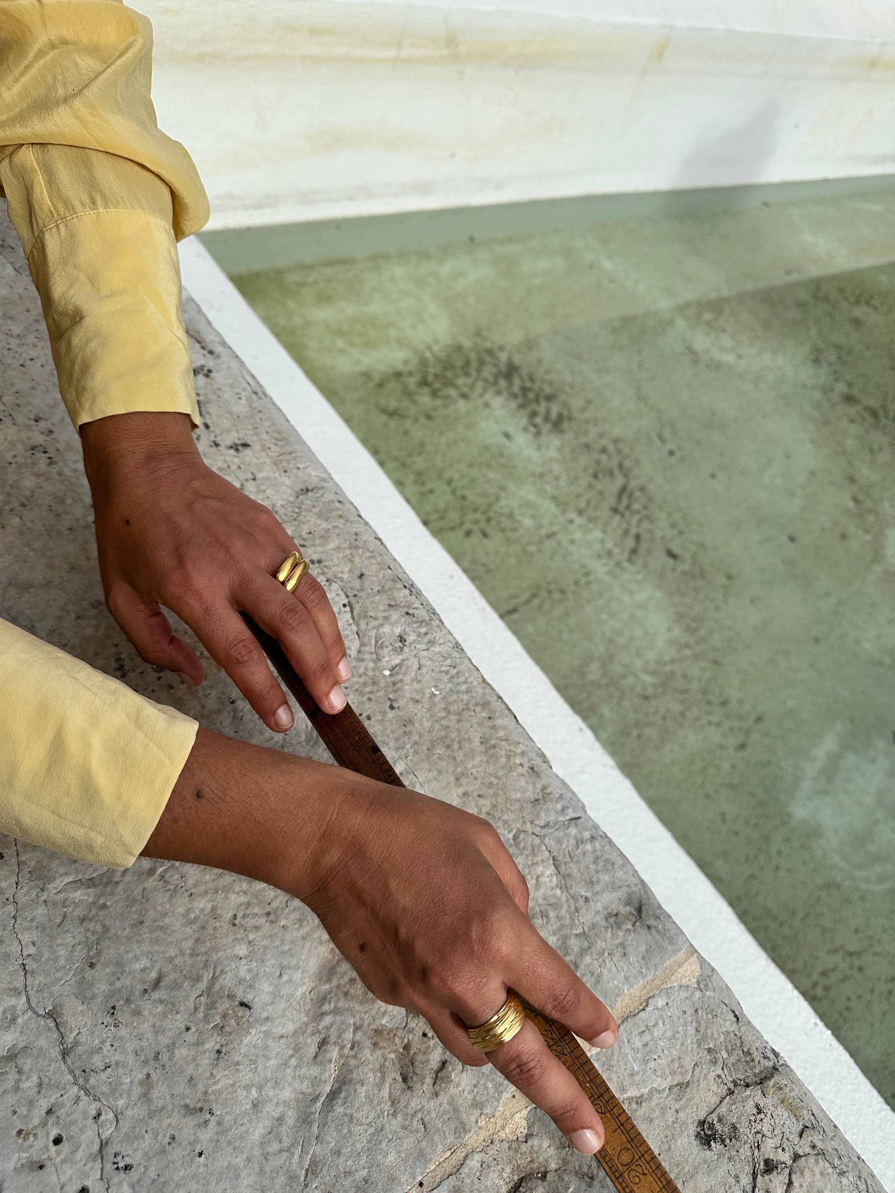 Gestus Wire goldplated Ring