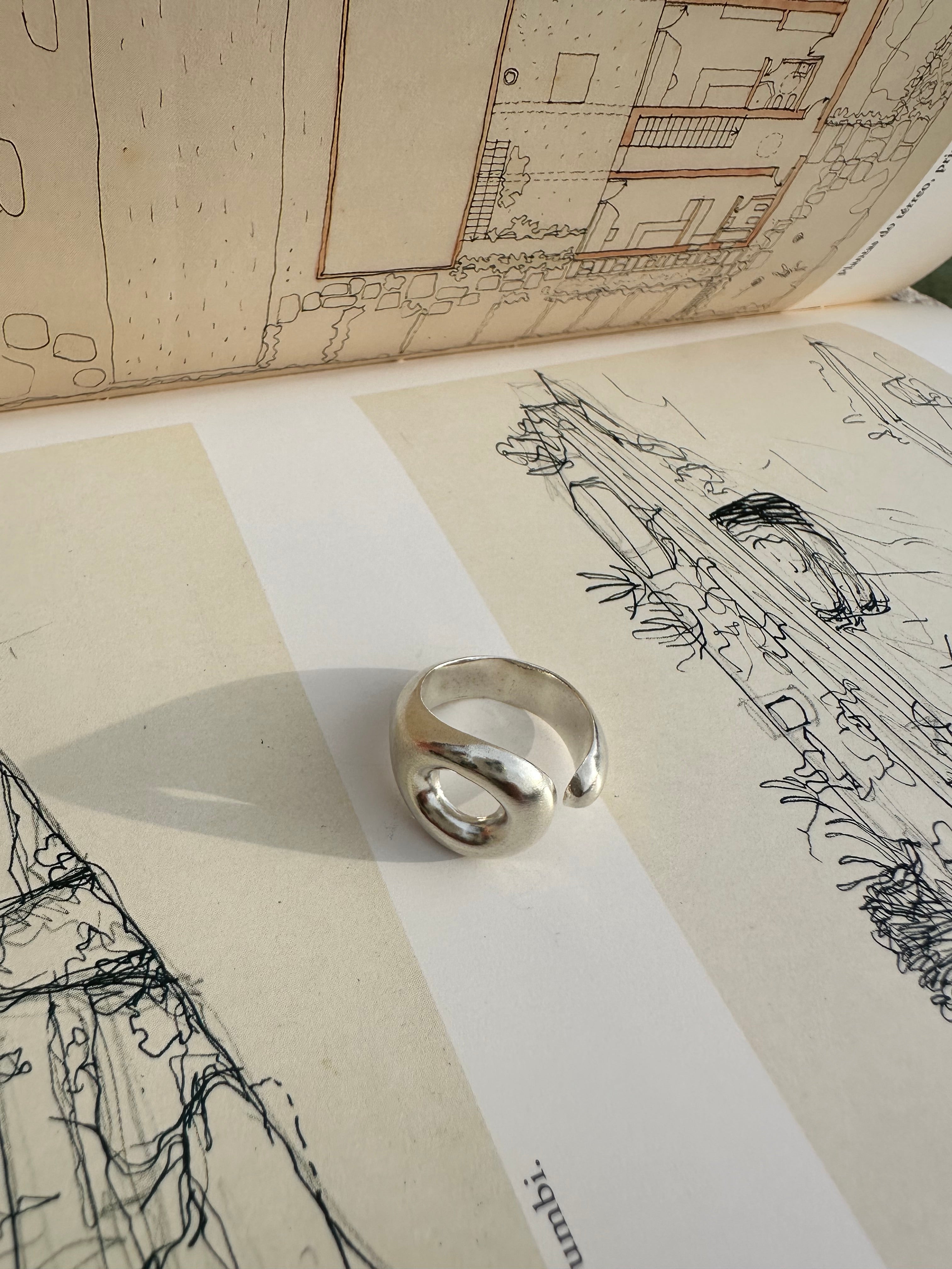 Gestus Eye silver Ring