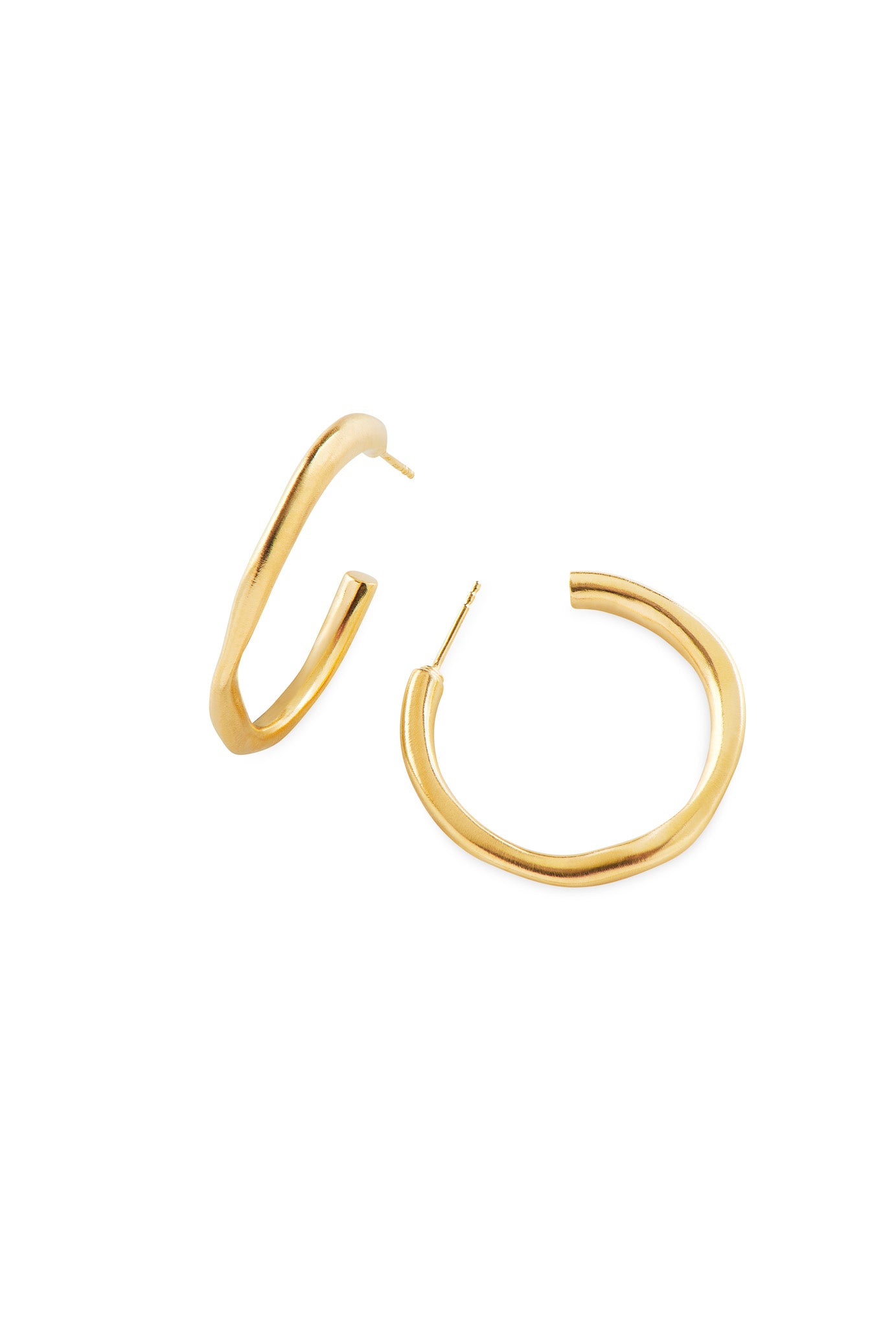 Argolas Aretas Irregulares Grossas