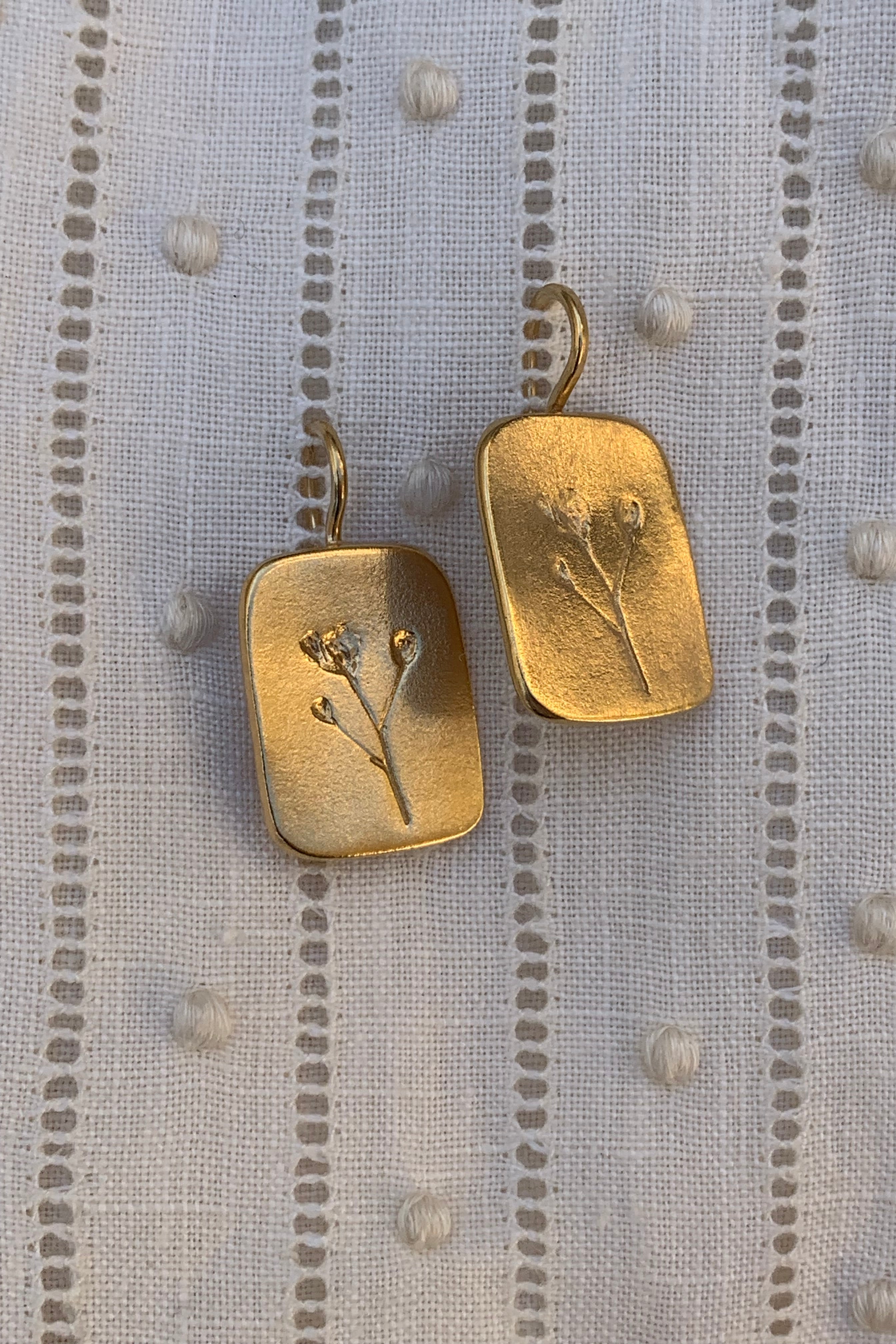 Brincos Floria Quadrados