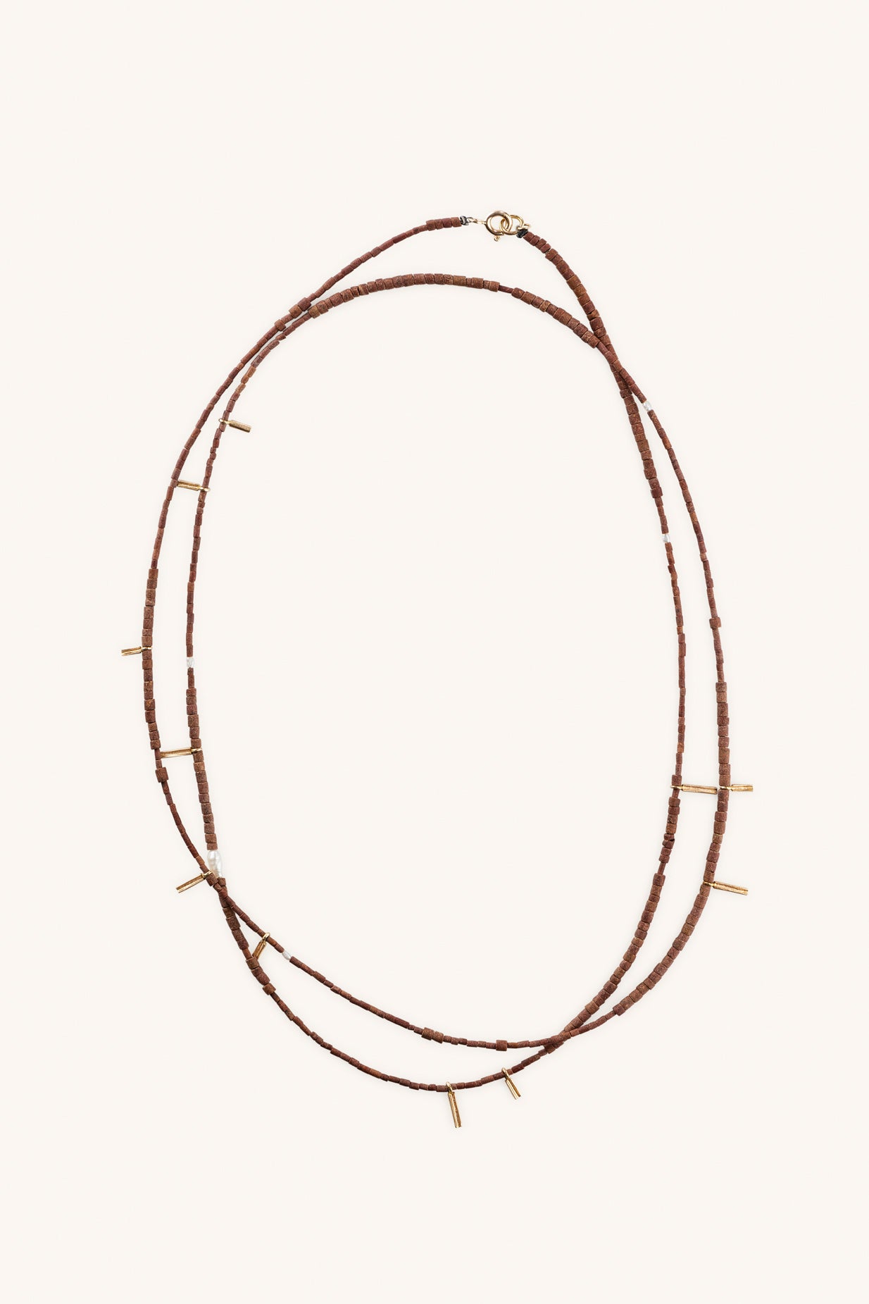 Ghala Jaspe Double Necklace