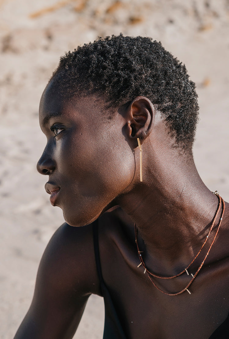 Ghala Jaspe Double Necklace