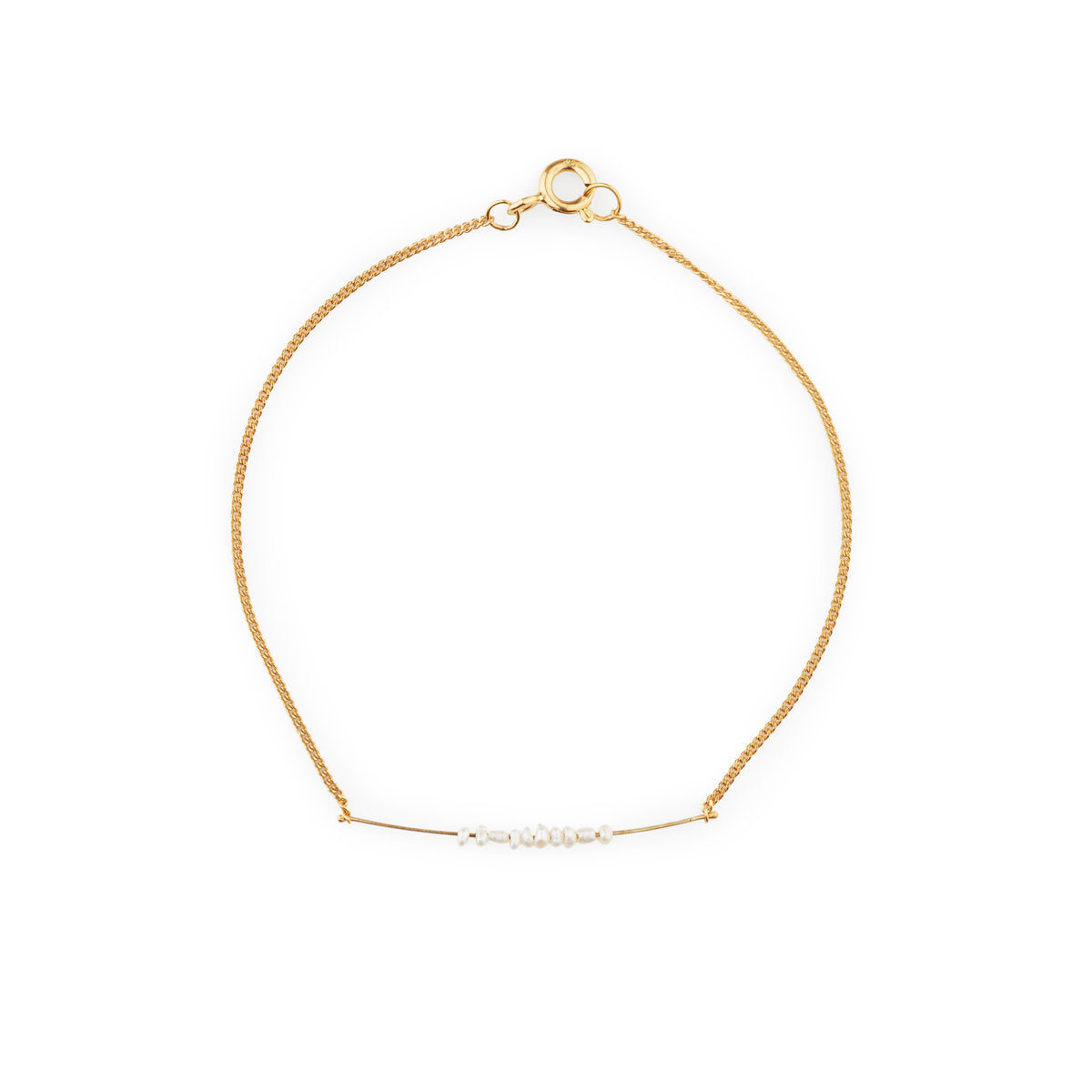 Pulseira Solar com Pérolas