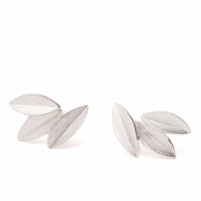 Hera 3 Leaf Earrings