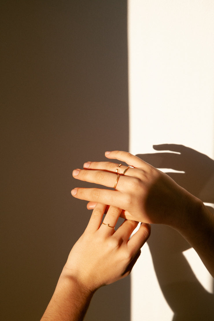 Anel Memoriar Côncavo