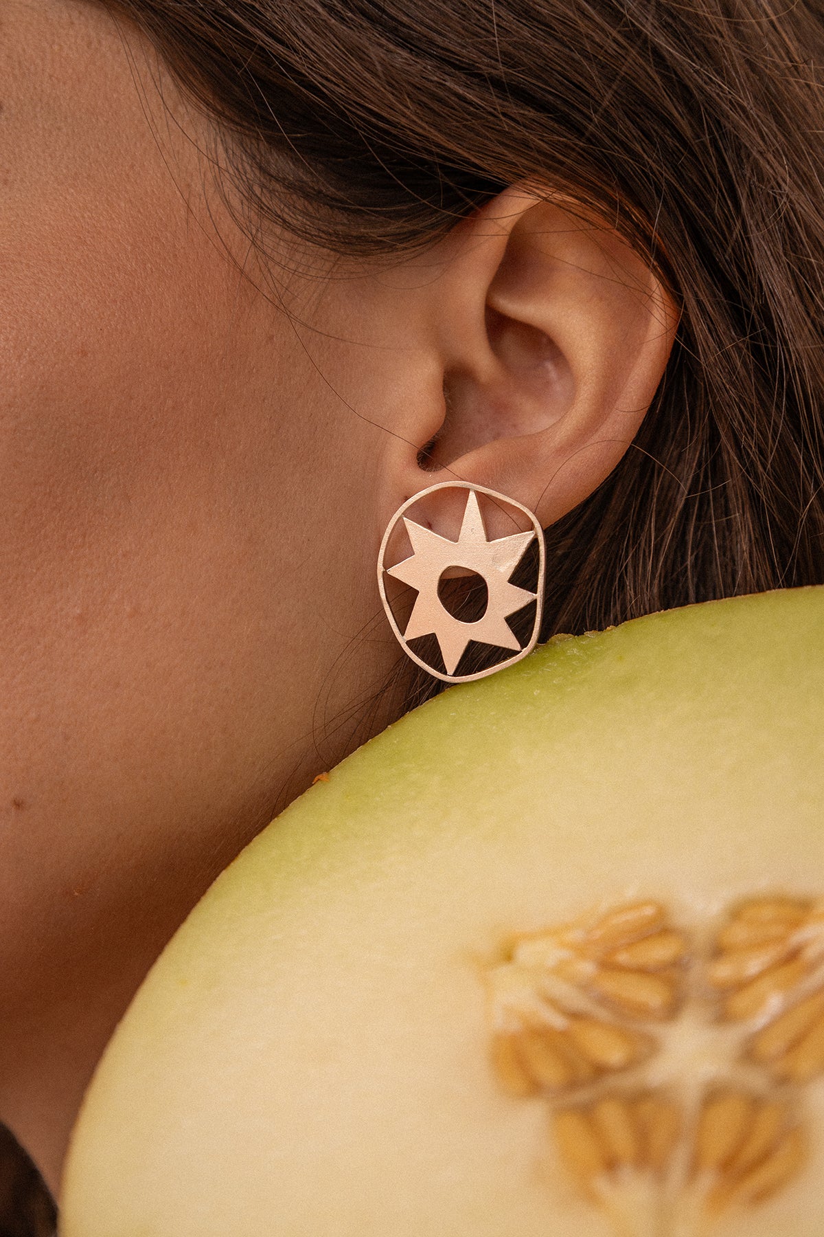 Solei Big Goldplated Earrings