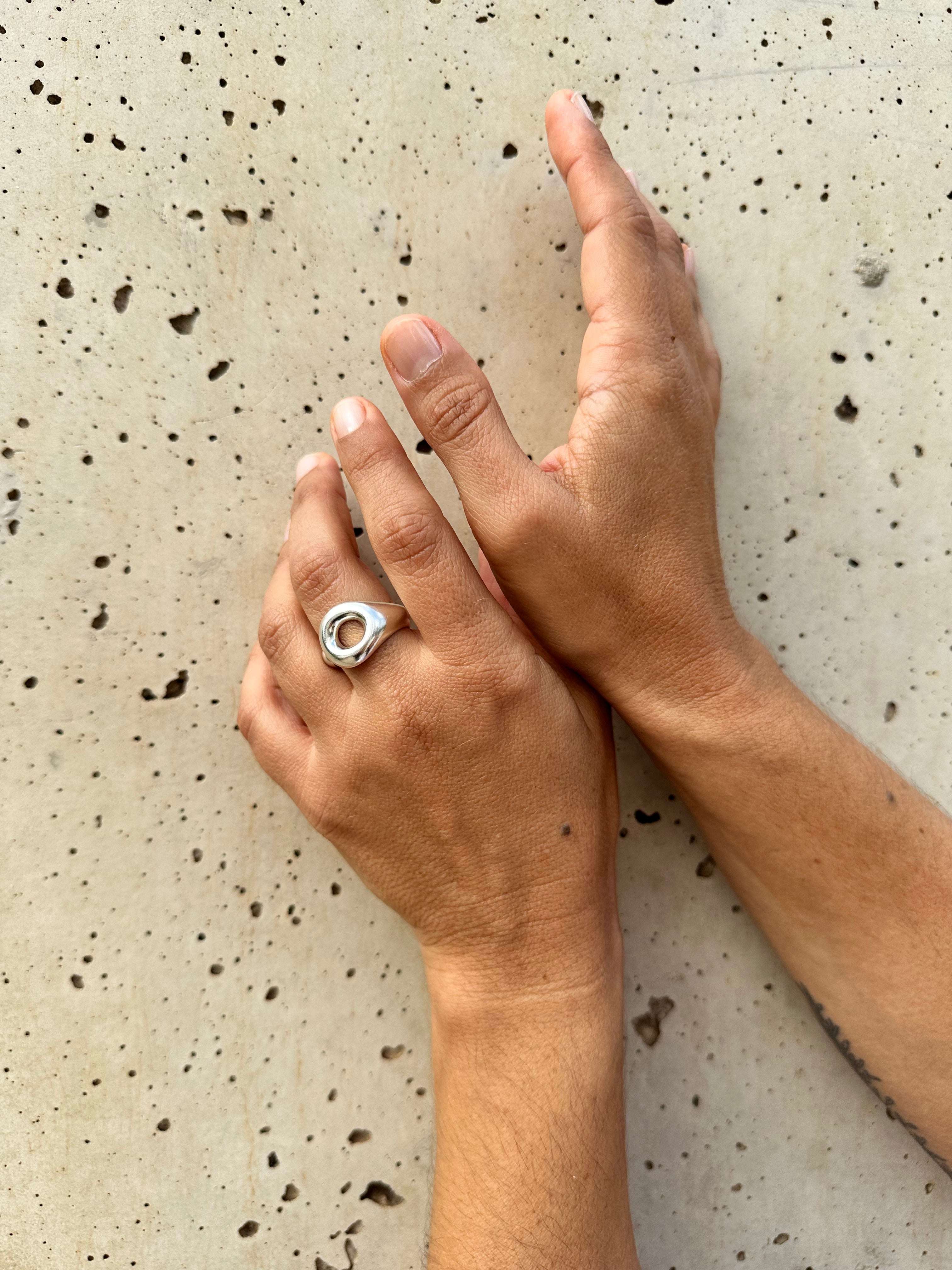 Gestus Eye silver Ring