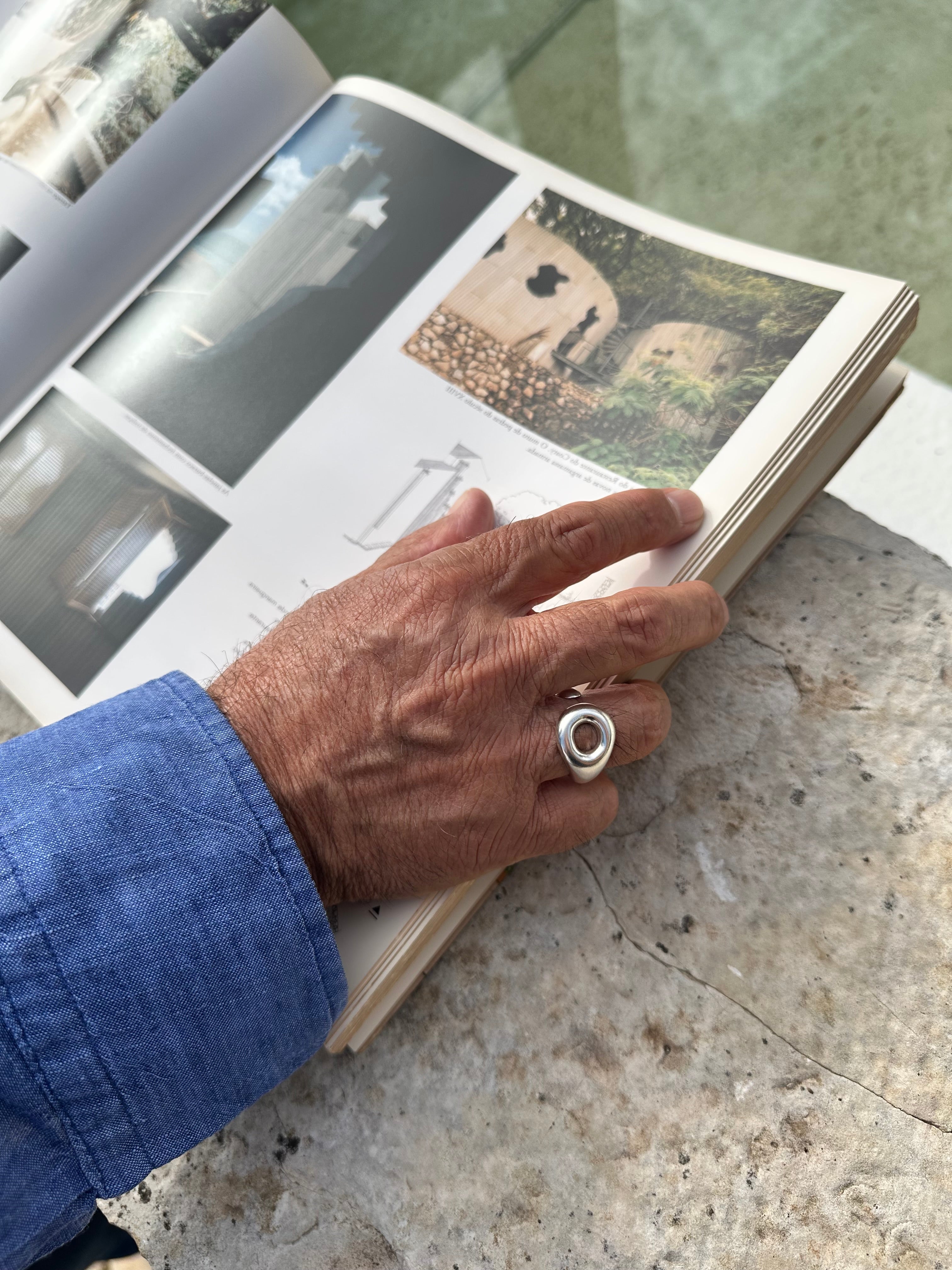 Gestus Eye silver Ring