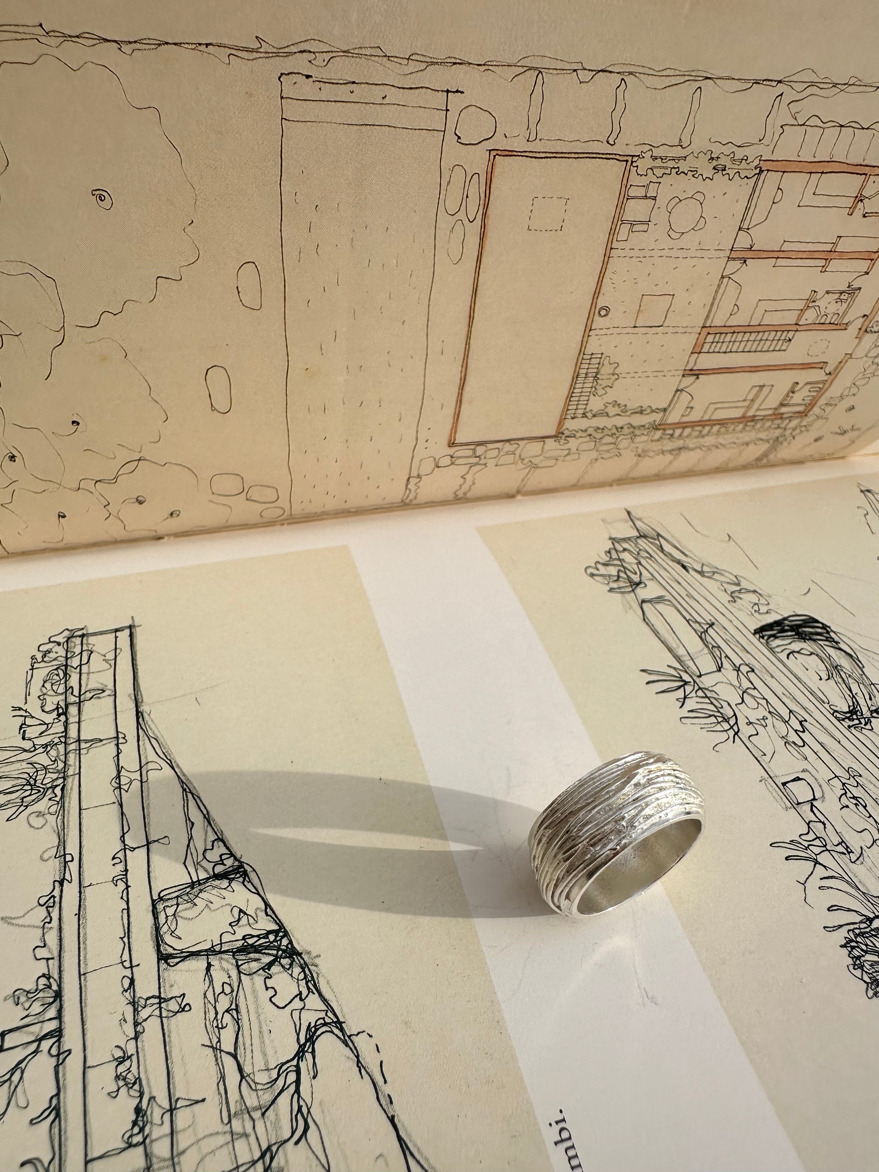 Gestus Wire silver Ring