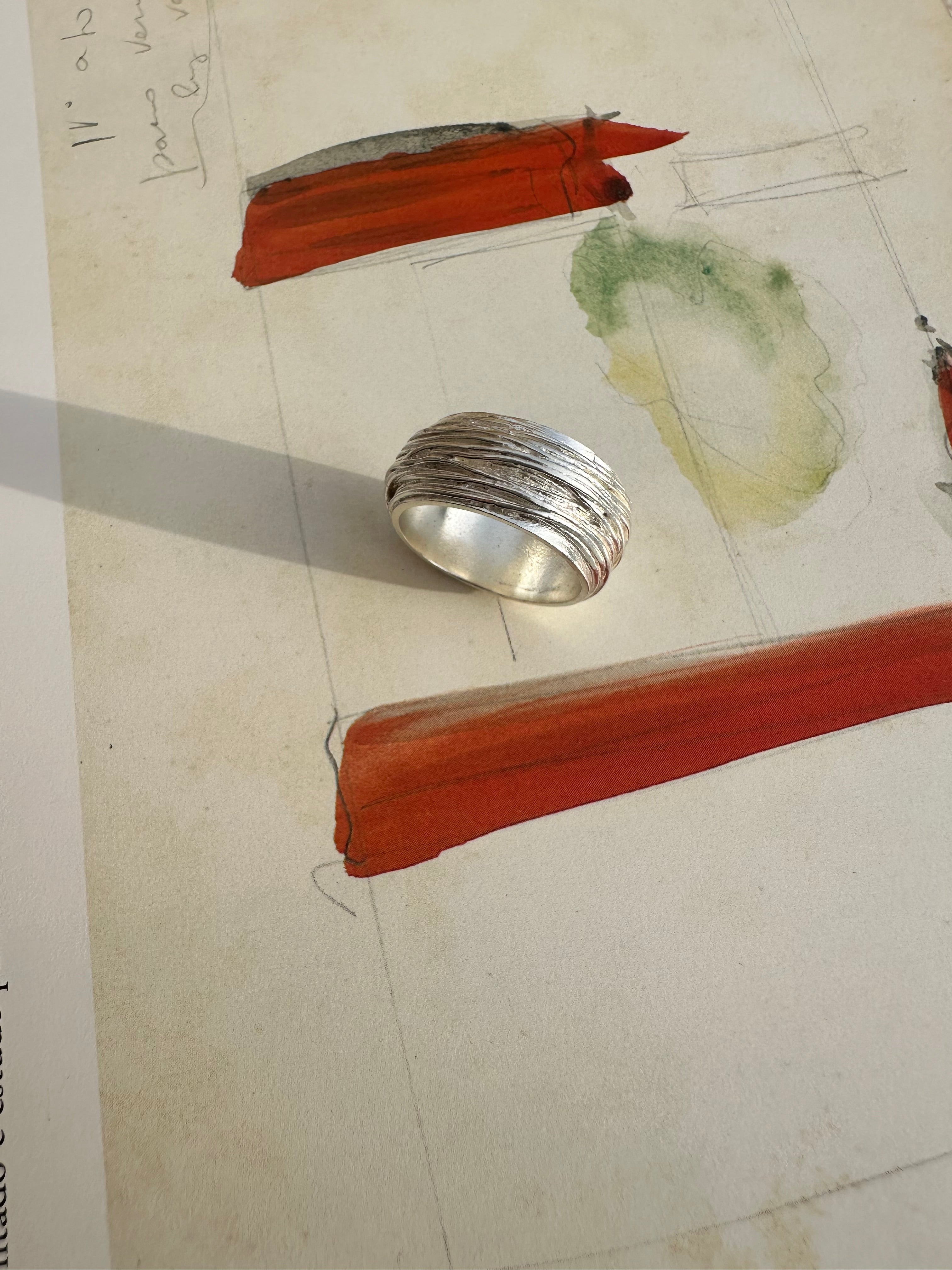 Gestus Wire silver Ring