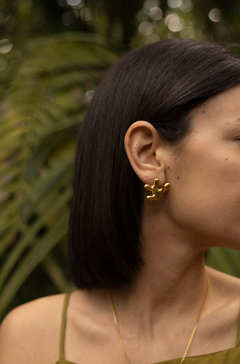 Onira Musgo Goldplated Earring Unit