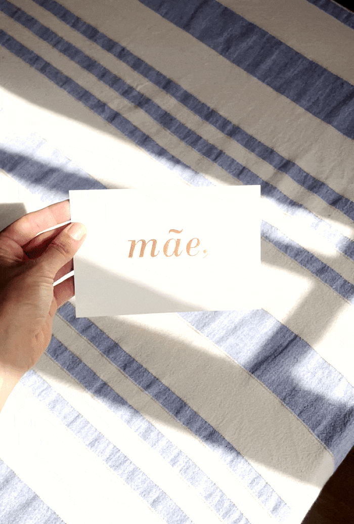 Cartão Mãe beija-flor©