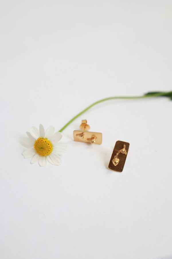 Floria Small Gold Earrings