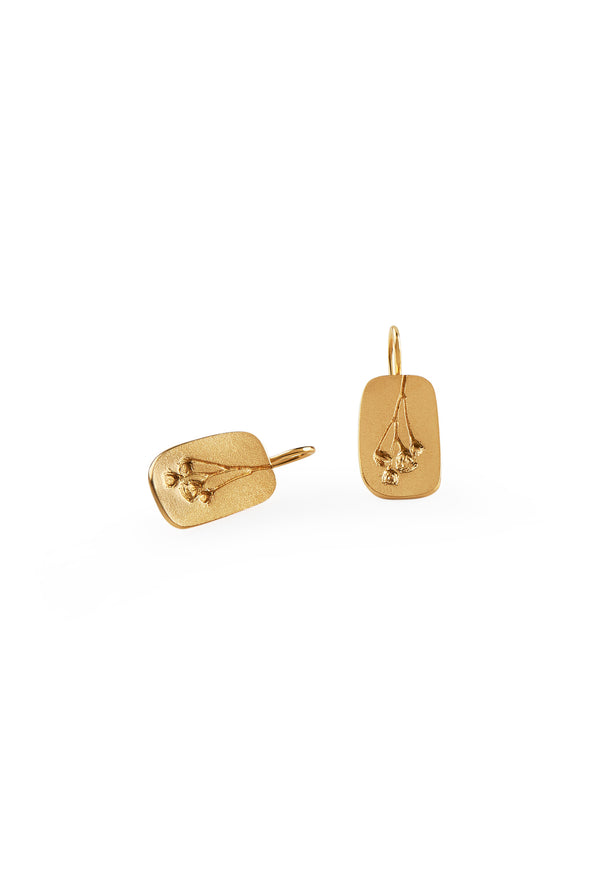 Floria Gold Inverted Earrings